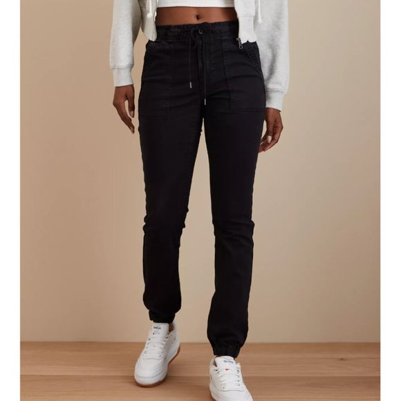 AE Ne(x)t Level High-Waisted Jegging Jogger (BLACK) - Picture 1 of 13